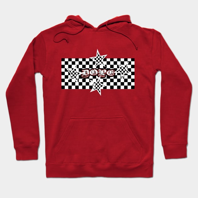 Dope Checker Star Hoodie by GLStyleDesigns